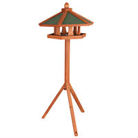 Produktbild von Trixie Vogelfutterhaus aus Holz mit Ständer in Braun