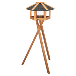 Produktbild von Trixie Vogelhaus aus Holz mit Silo und Ständer in Braun