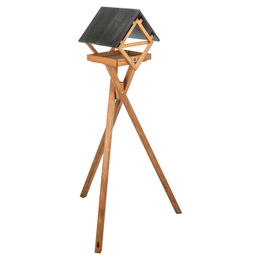 Produktbild von Trixie Vogelhaus aus Holz mit Spitzdach auf Ständer in Braun