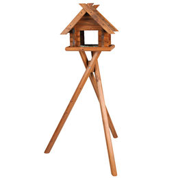 Trixie Vogelhaus Blockhaus aus Holz in Braun zur Wildvogelfütterung – Bild 1 von 1