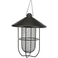 Produktbild von Trixie Vogelhaus Erdnuss-Futterspender aus Metall in Schwarz - 700 ml