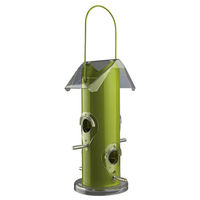 Produktbild von Trixie Vogelhaus Futterspender aus Metall in Grün - 800 ml