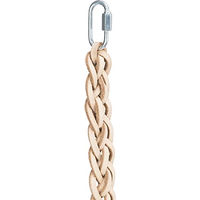Produktbild von Trixie Vogelspielzeug aus Leder mit Holzperlen in Natur für Nymphensittiche 50 cm - 50 cm