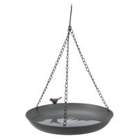 Produktbild von Trixie Vogeltränke und Vogelbad zum Aufhängen aus Metall Grau - 2,2 l
