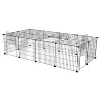 Produktbild von Trixie Volierengehege aus Metall mit Abdeckung Schwarz 152 x 38 x 72 cm