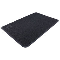 Produktbild von Trixie Vorlegematte für Katzentoiletten aus Kunststoff 40 x 60 cm Grau Schwarz - 1 Stk.