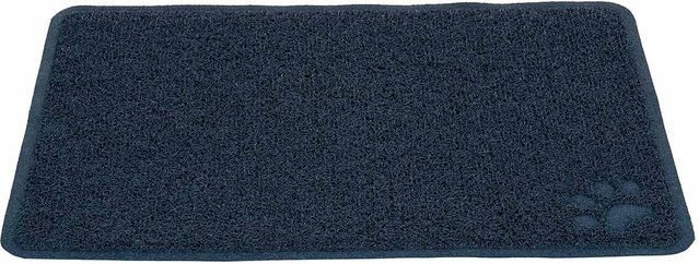 Produktbild von TRIXIE Vorleger für Katzentoiletten aus Kunststoff in Blau 40 x 60 cm