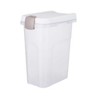 Produktbild von Trixie Vorratstonne Lebensmittelfass hermetisch verschließbar transparent-weiß 15 l - 15 l