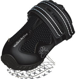 Trixie Walker Active Pfotenschuhe für Hunde Schwarz M-L – Bild 1 von 12