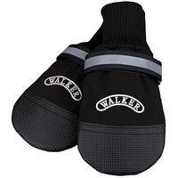 Produktbild von Trixie Walker Care Comfort Pfotenschuhe für Hunde Schwarz Fleece Größe L