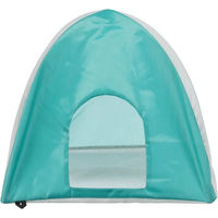 Produktbild von Trixie WigWam Stoff Tipi Häuschen für Kaninchen und Meerschweinchen in Grau und Türkis