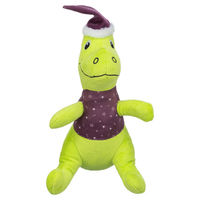 Produktbild von Trixie X-Mas Dino Plüschspielzeug für Welpen in Grün