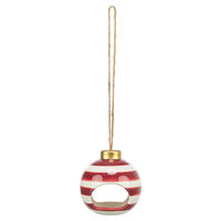 Produktbild von Trixie X-Mas Futterkugel bordeaux/creme