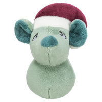 Produktbild von Trixie X-Mas Katzenspielzeug Maus aus Polyester Grün 11 cm