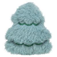 Produktbild von Trixie X-Mas Katzenspielzeug Tannenbaum aus Plüsch in Türkis 10 cm
