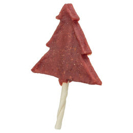 Produktbild von Trixie X-Mas Tree Lollipop Kausnack mit Entenbrust und Rind ohne Zucker 80 Stück