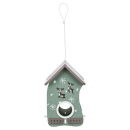 Produktbild von Trixie X-Mas Vogelhaus aus Holz in Petrol