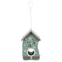 Produktbild von Trixie X-Mas Vogelhaus aus Holz in Petrol
