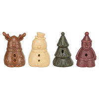 Produktbild von Trixie Xmas Figure Mix Belohnungssnack mit Hühnerbrust glutenfrei und ohne Zucker 56 Stück 50 g