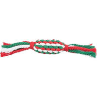 Produktbild von Trixie Xmas Hundespielzeug Bonbon aus buntem Seil 24 cm - 24 cm