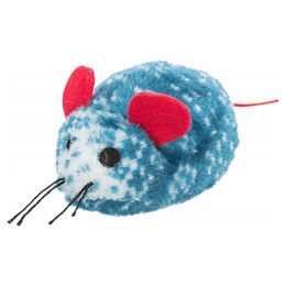 Produktbild von Trixie Xmas Katzenspielzeug Maus aus Plüsch Blau