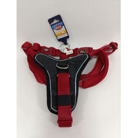 Produktbild von Trixie Y-Geschirr für Hunde Rot Neopren Größe L-XL 85-105 cm
