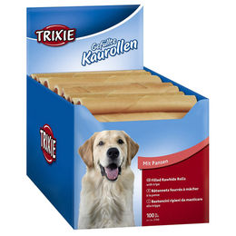 Produktbild von Trixie Zahnpflege-Snack Kaurollen Rind glutenfrei und ohne Zucker - 100 x 22 g