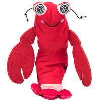 Produktbild von Trixie Zappelshrimp Katzenspielzeug aus Plüsch mit Katzenminze in Rot