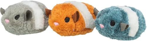 Trixie Zappeltoy Maus für Katzen aus Plüsch in Bunt 8 cm - 1 Stk. – Bild 1 von 10