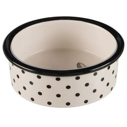 Trixie Zentangle Keramik-Futternapf für Hund und Katze in Weiß/Schwarz - 50 ml – Bild 1 von 5