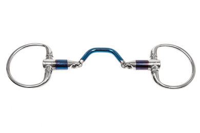 Produktbild von TRM Gebiss Eggbut Wideport Segundo Sweet Iron in Blau