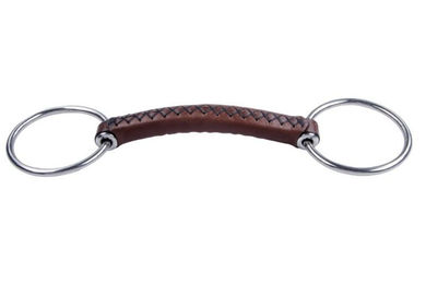 Produktbild von TRM Gebiss Loose Ring aus Leder in Braun 20 mm