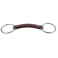 Produktbild von TRM Gebiss Loose Ring aus Leder in Braun 20 mm