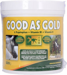 Produktbild von TRM Good as Gold Ergänzungsfutter Pulver mit Vitaminen zur Beruhigung 500 g