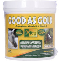 Produktbild von TRM Good as Gold Ergänzungsfutter Pulver mit Vitaminen zur Beruhigung 500 g