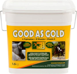 Produktbild von TRM Good as Gold Ergänzungsfutter Pulver zur Beruhigung mit Vitaminen 1500g