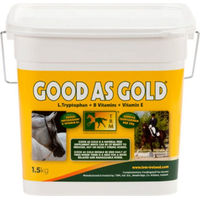 Produktbild von TRM Good as Gold Ergänzungsfutter Pulver zur Beruhigung mit Vitaminen 1500g