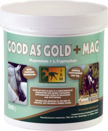 Produktbild von TRM Good as Gold mit Magnesium zur Beruhigung Pferd Ergänzungsfutter 500 g