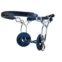 Produktbild von TRM Hackamore Combi Short Gebiss Elliptical Sweet Iron Schwarz