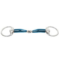 Produktbild von TRM Unterleggebiss Eggbut Jointed aus Sweet Iron in Blau
