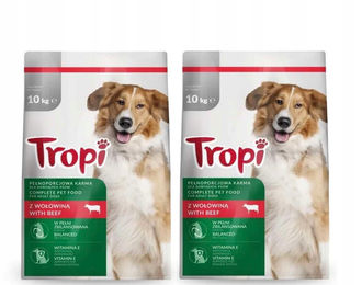 Tropi Hundefutter Rind Trockenfutter 10 kg – Bild 1 von 1