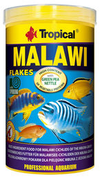 Tropica Malawi Flakes Fischfutter für Mbuna Pflanzenfresser 1000 ml - 1 l – Bild 1 von 7