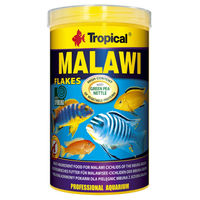 Produktbild von Tropica Malawi Flakes Fischfutter für Mbuna Pflanzenfresser 1000 ml - 1 l
