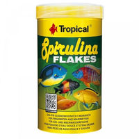 Produktbild von Tropica Spirulina Flakes Pflanzliches Fischfutter für Algenfresser ohne tierisches Protein 250 ml