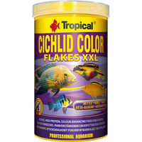 Produktbild von Tropica Tropical Cichlid Color Flakes XXL Fischfutter für Buntbarsche 21000 ml