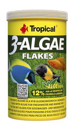 Tropical 3-Algae Flakes Fischfutter mit Chlorella für Süßwasser und Meerwasser 1 Liter - 1 l – Bild 1 von 6