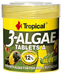 Tropical 3-Algae Tablets A Hafttabletten für pflanzenfressende Fische und Krebse 50 ml - 50 ml – Bild 1 von 4