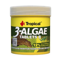 Produktbild von Tropical 3-Algae Tablets B Süßwasser Fischfutter Bodentabletten ohne tierisches Protein 50 ml - 50 ml