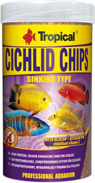 Tropical Cichlid Chips Fischfutter für Buntbarsche 1000 ml – Bild 1 von 1