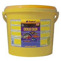 Produktbild von Tropical Cichlid Color Flakes XXL Flockenfutter für Buntbarsche mit Krill 5 Liter - 5 l